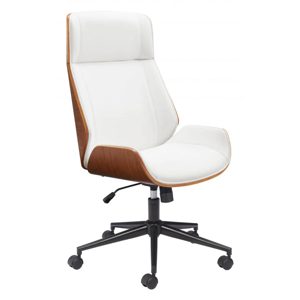 Flex Faux Leather High Back Office Chair - AYG Home Service