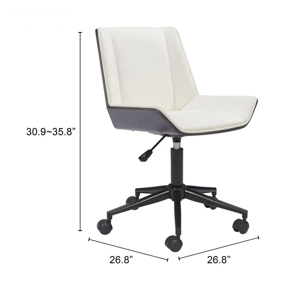 Maker Faux Leather Office Chair - AYG Home Service