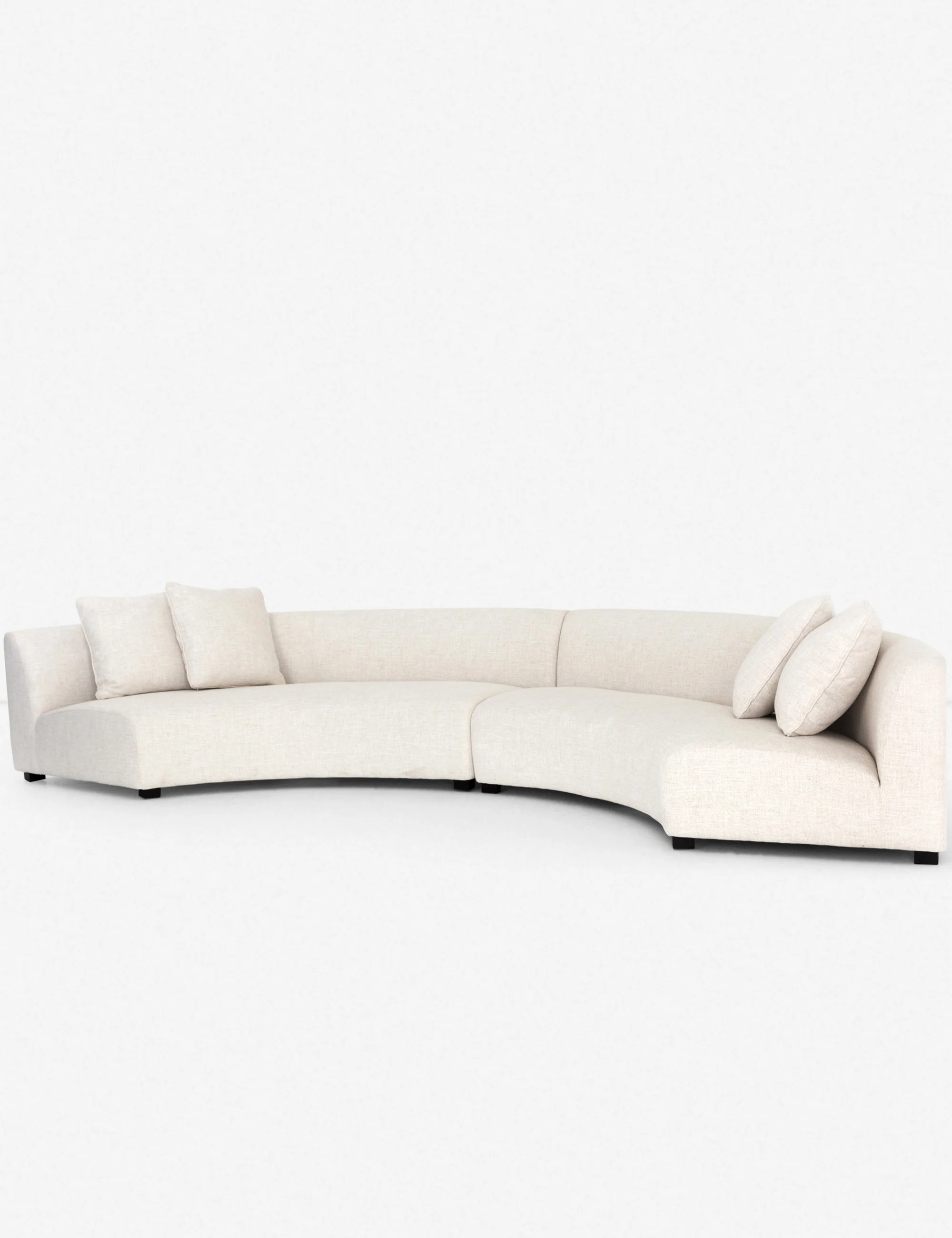 Saban 2-Piece Curved Sectional Sofa - AYG Home Service
