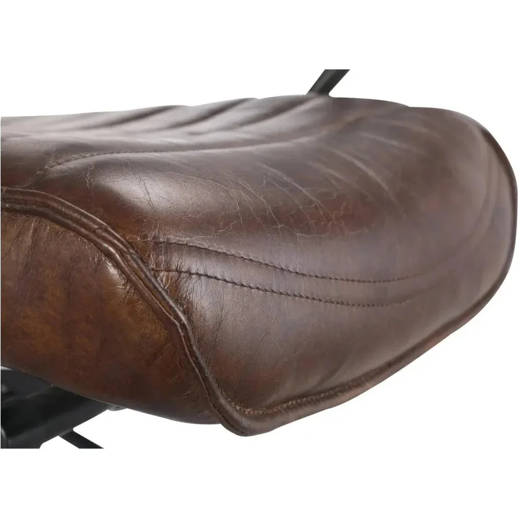 Executive Office Chair Dark Brown Leather - AYG Home Service