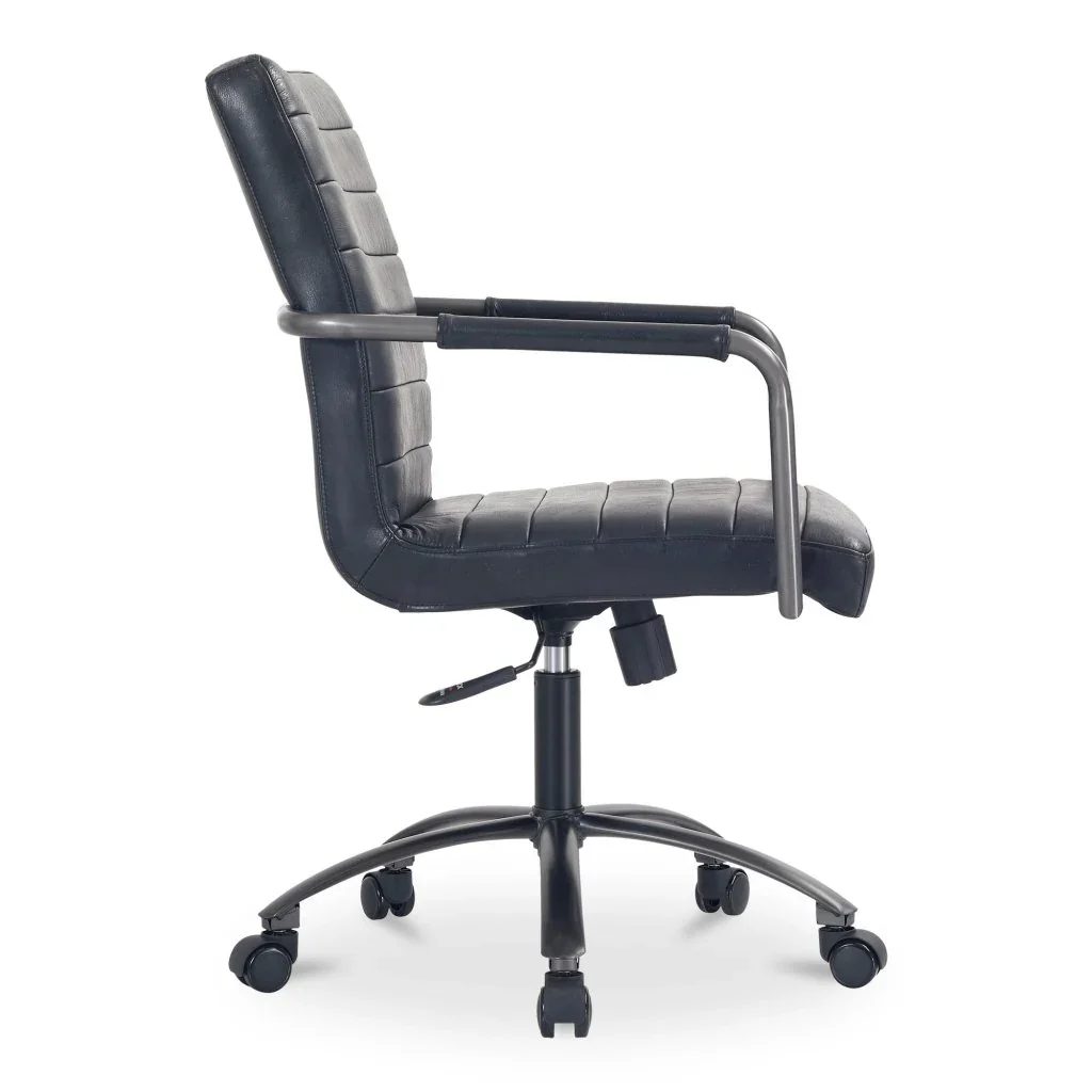 Roy Leather Swivel Office Chair - AYG Home Service
