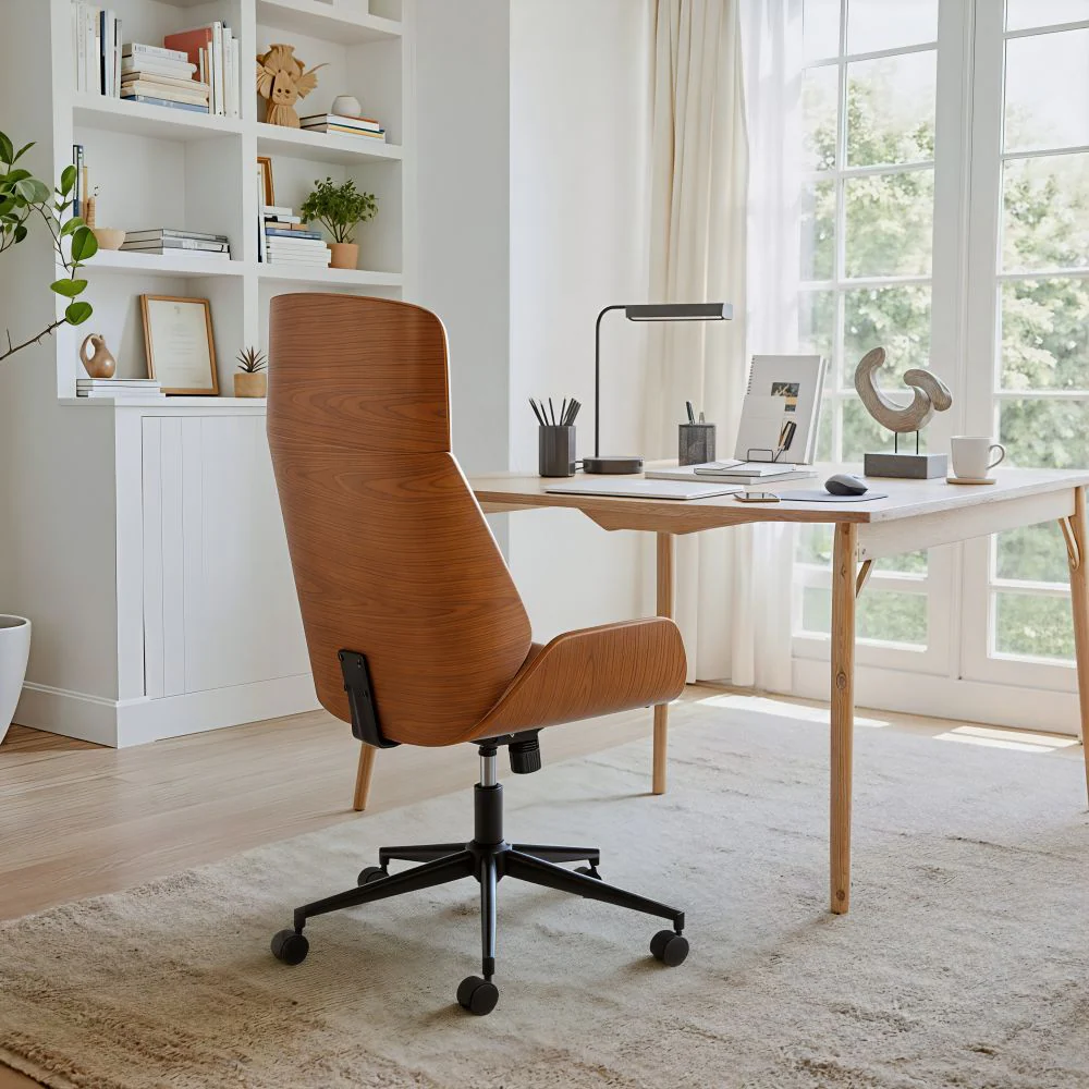 Flex Faux Leather High Back Office Chair - AYG Home Service