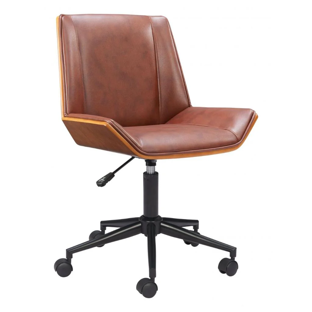 Maker Faux Leather Office Chair - AYG Home Service
