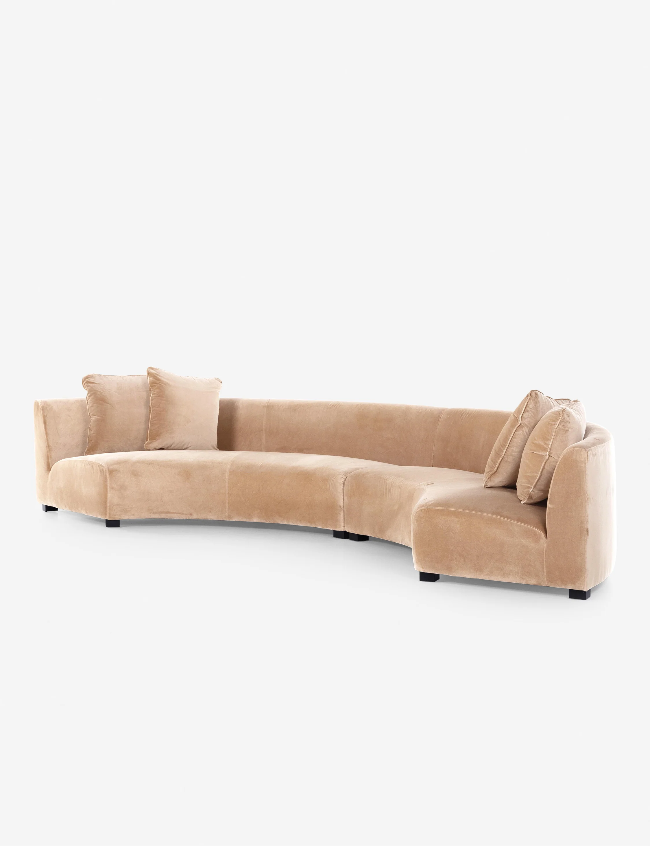 Saban 2-Piece Curved Sectional Sofa - AYG Home Service