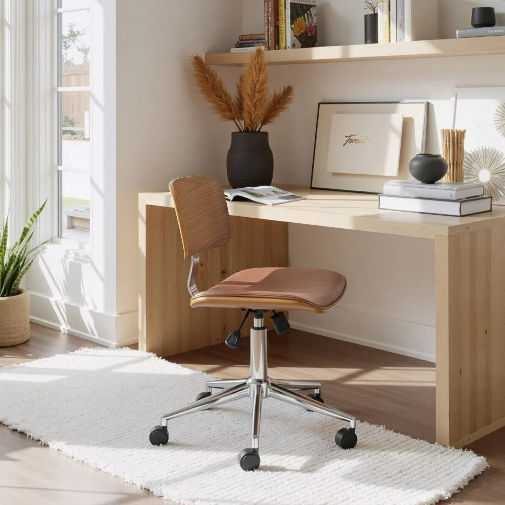 Duravel Faux Leather Office Chair - AYG Home Service