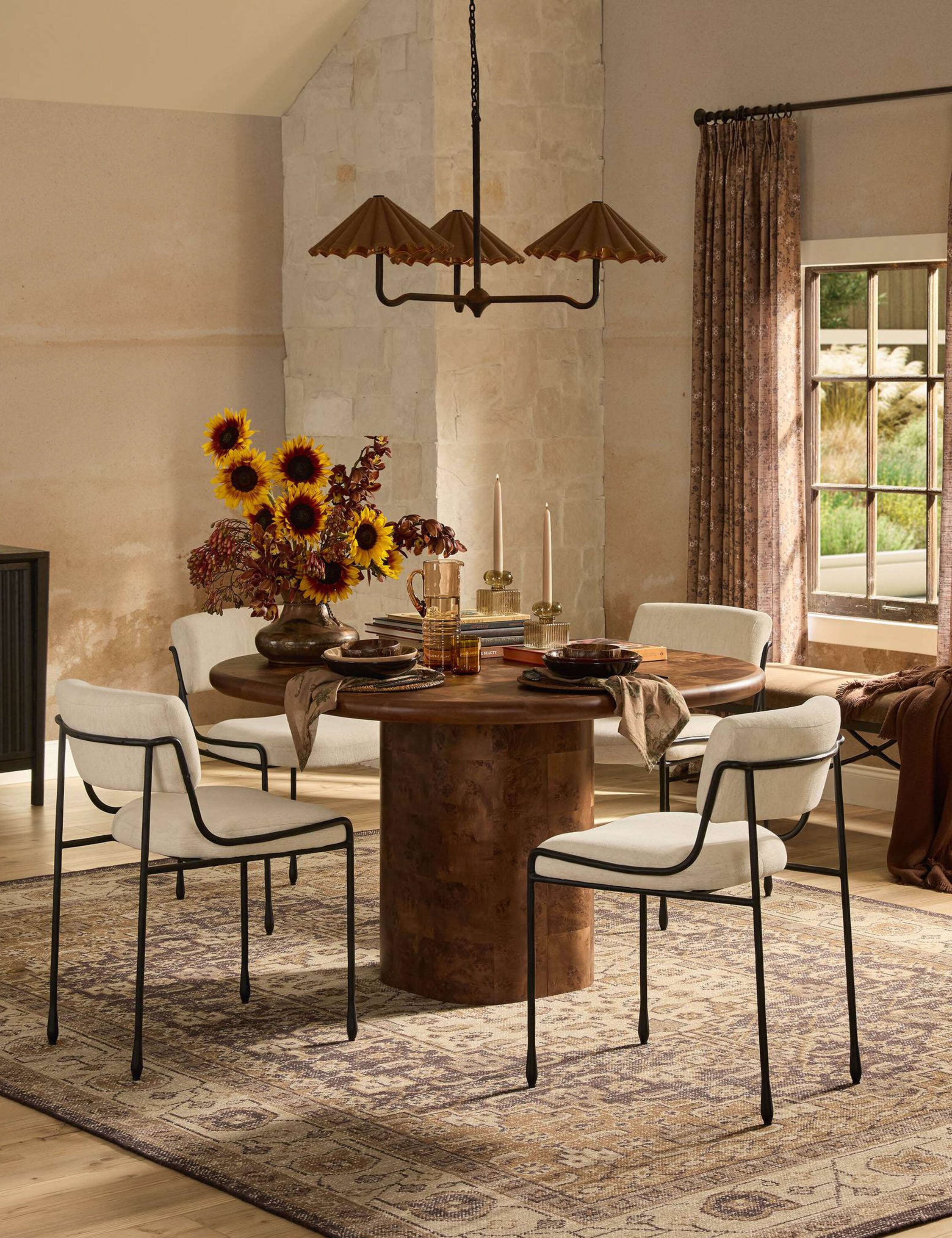 Malko Square Dining Table by Amber Lewis x Four Hands - AYG Home Service