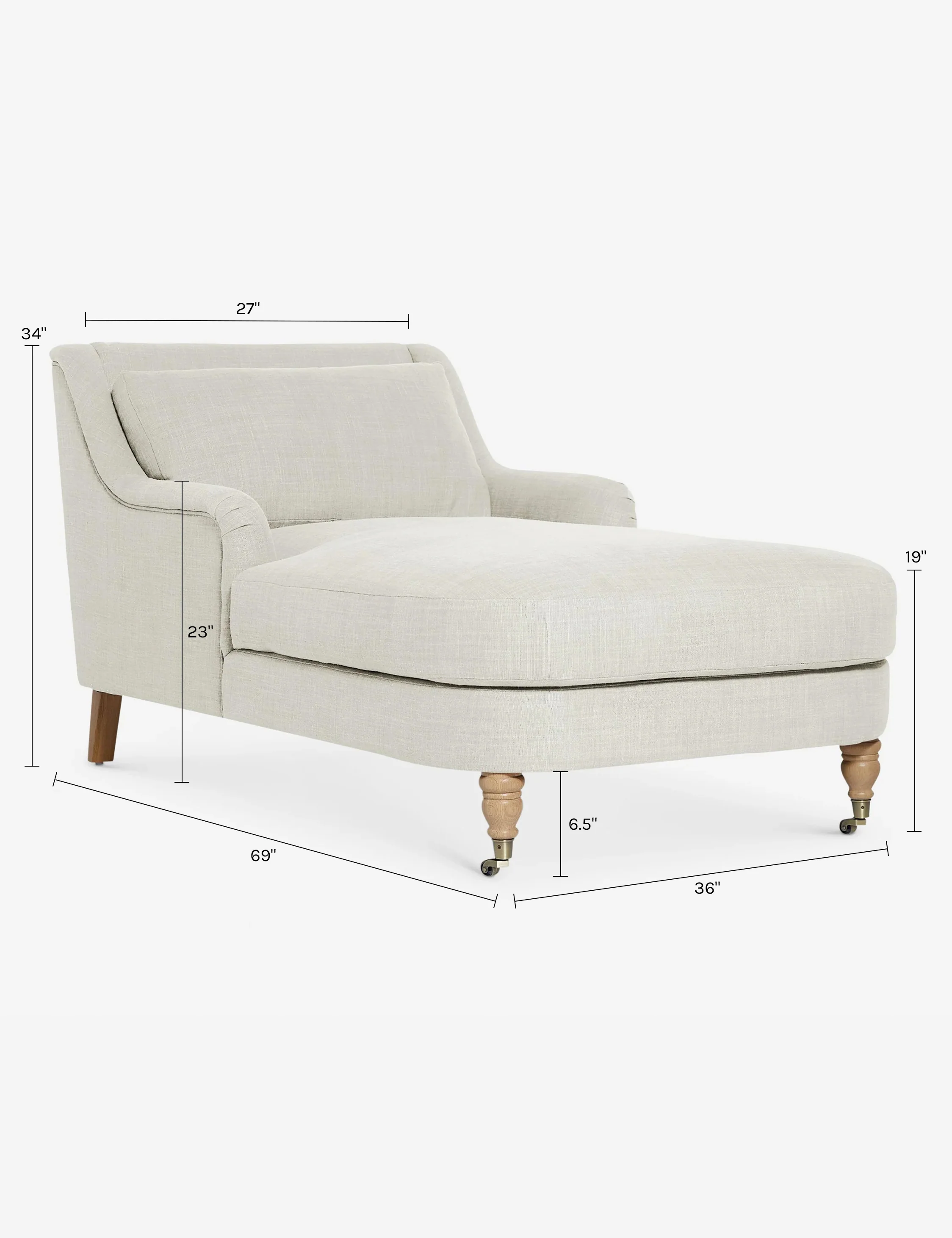 Rivington Chaise by Ginny Macdonald - AYG Home Service
