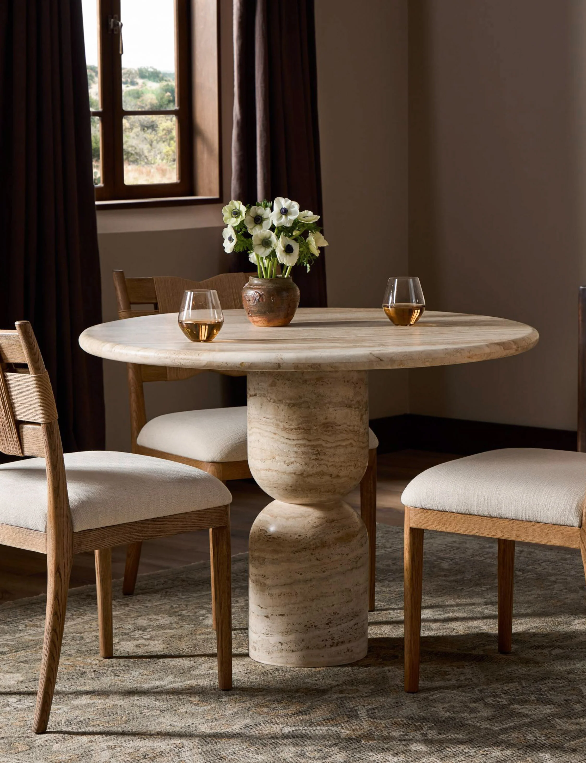 Figueroa Round Dining Table by Amber Lewis x Four Hands - AYG Home Service