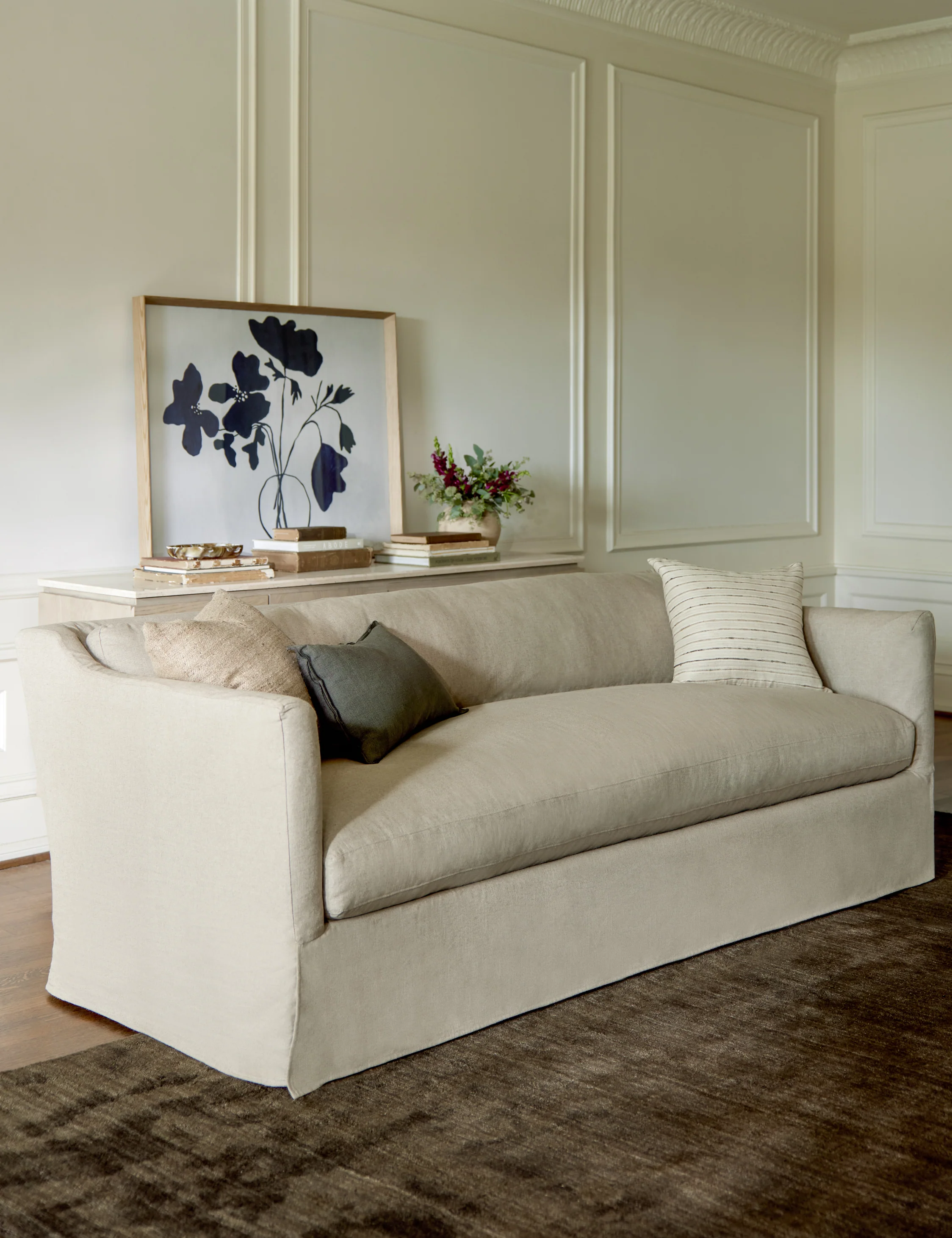 Fabienne Slipcover Sofa - AYG Home Service
