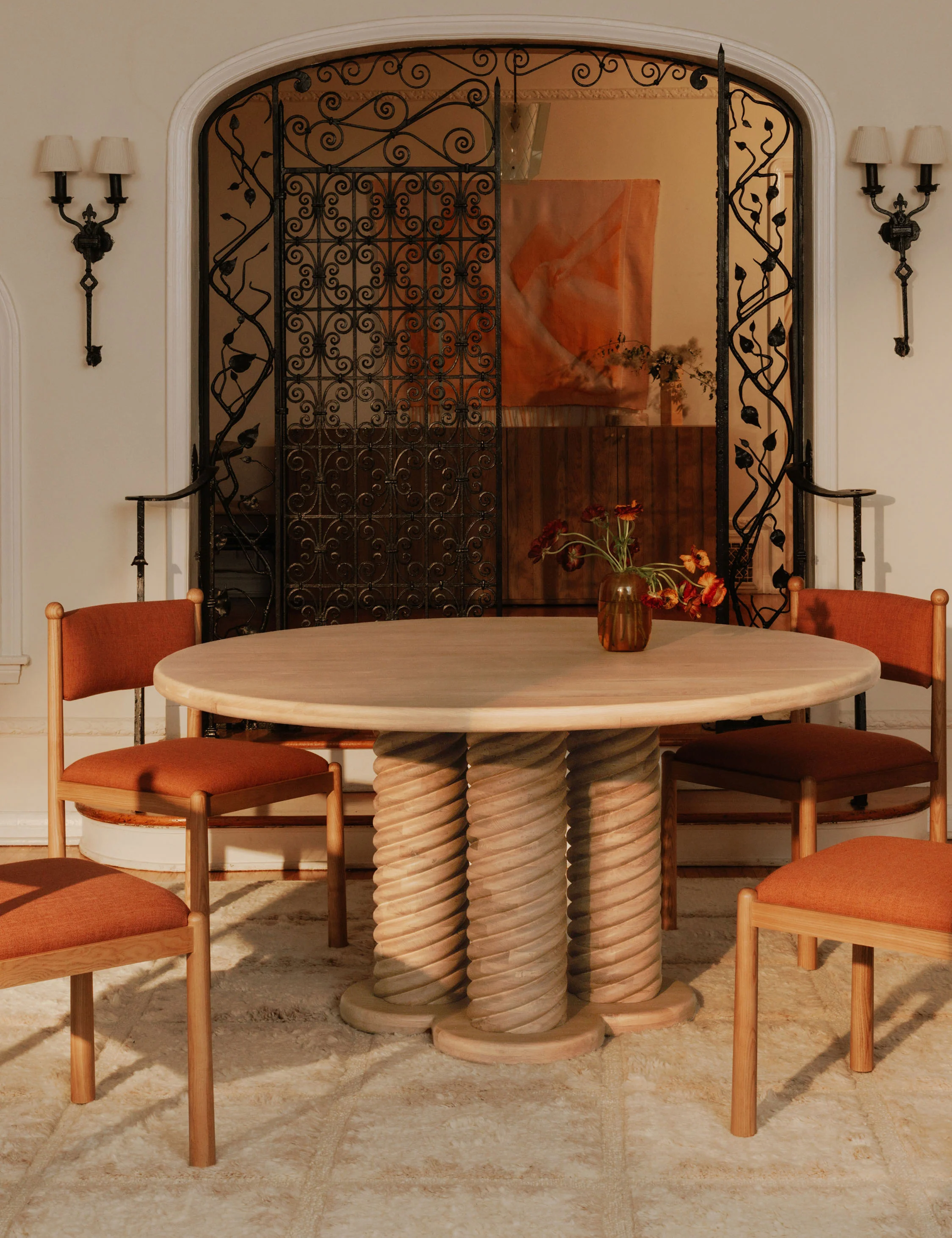 Treccia Round Dining Table by Gillian Segal for Moe's - AYG Home Service