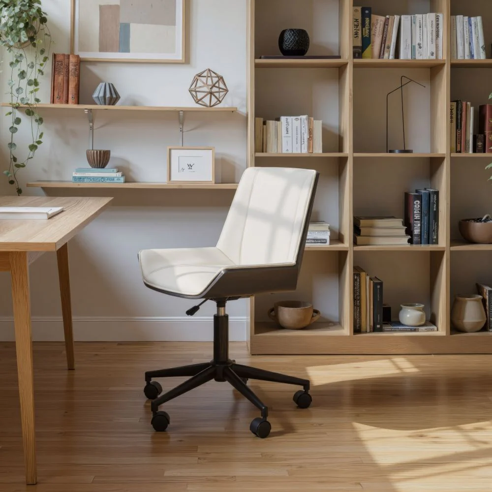 Maker Faux Leather Office Chair - AYG Home Service