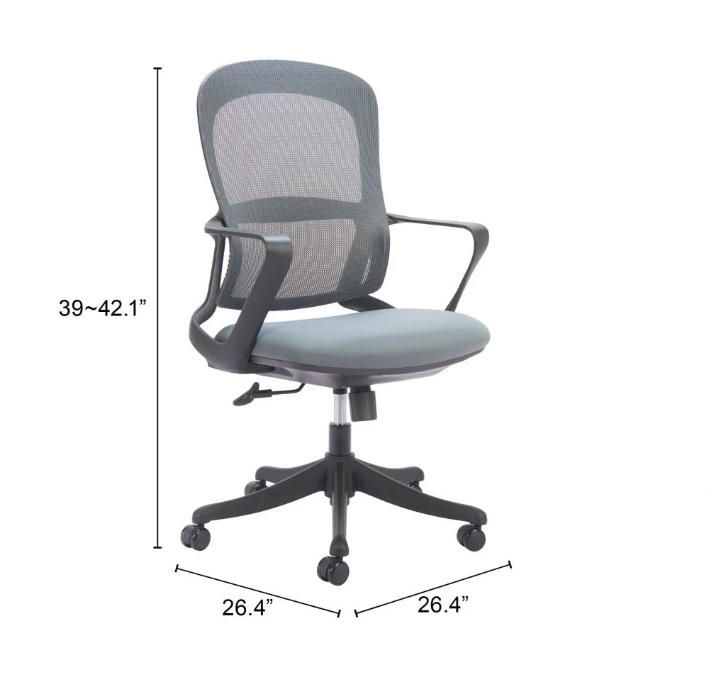 Delo Grey Mesh Fabric Office Chair - AYG Home Service