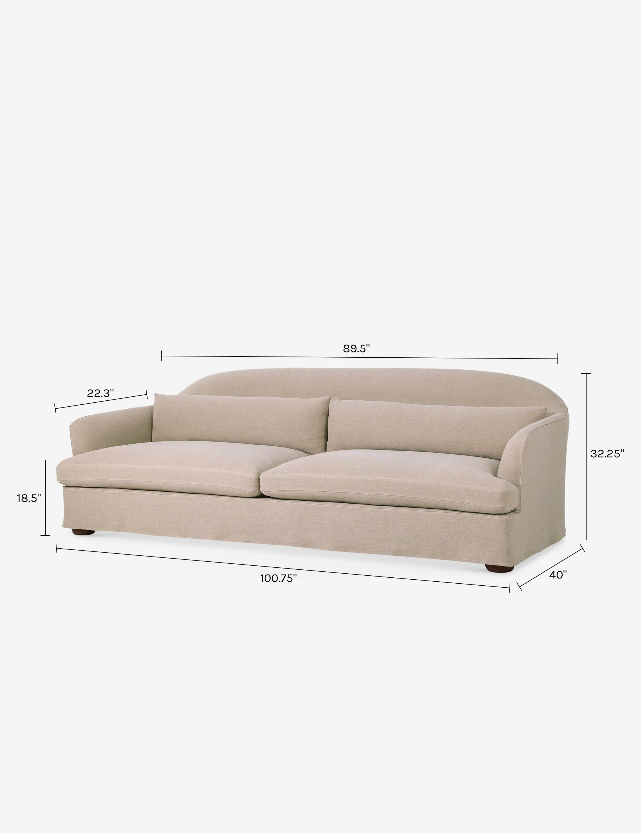 Karissa Slipcover Sofa by Amber Lewis x Four Hands - AYG Home Service