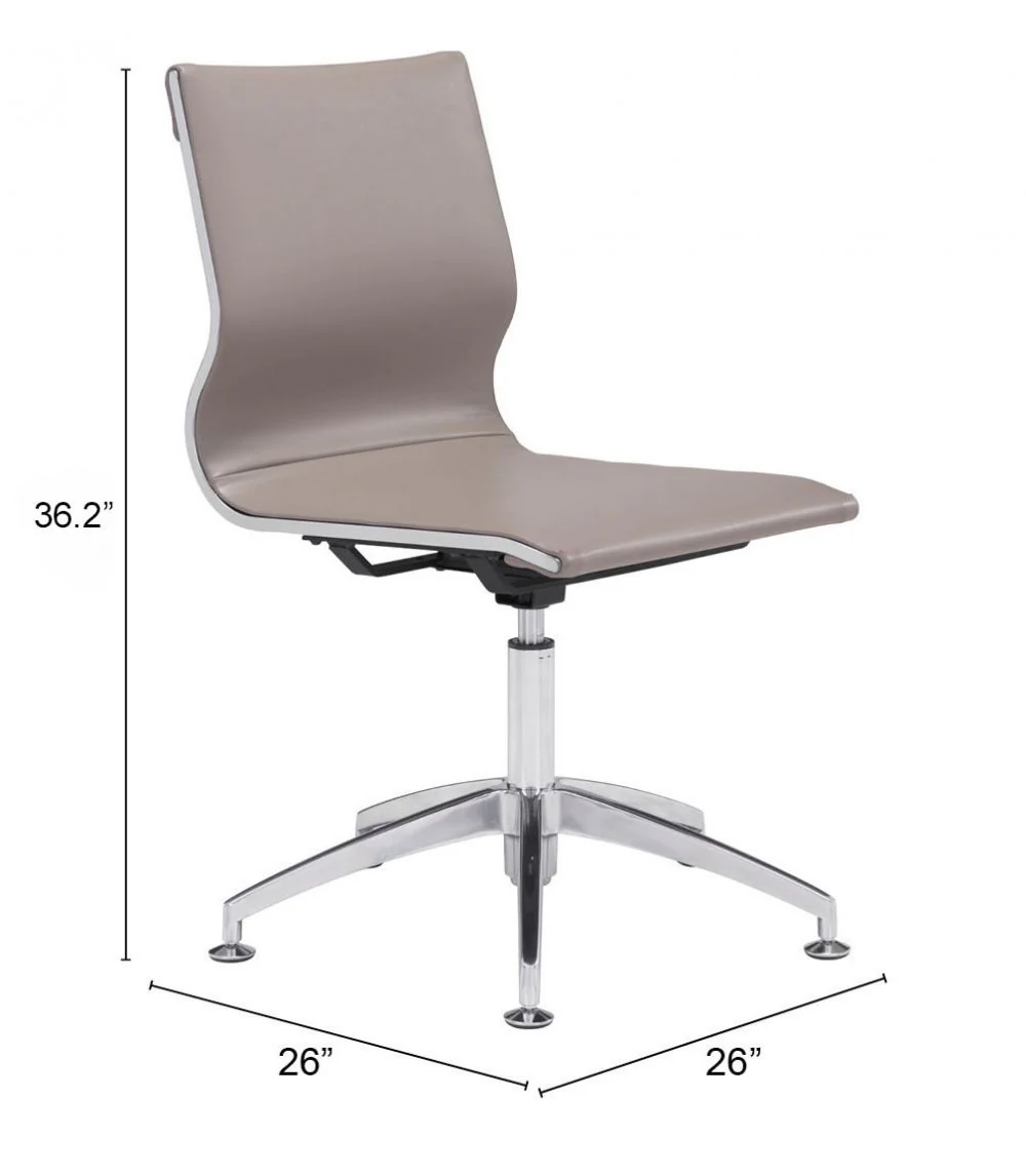 Glider Faux Leather Conference Chair - AYG Home Service