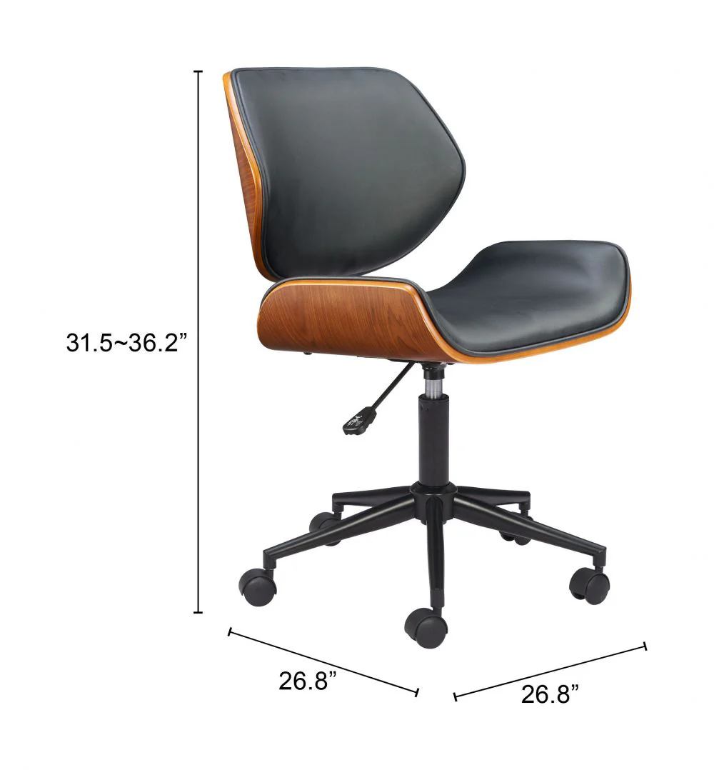 Flex Faux Leather Low Back Office Chair - AYG Home Service