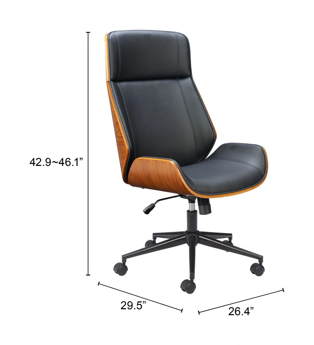 Flex Faux Leather High Back Office Chair - AYG Home Service