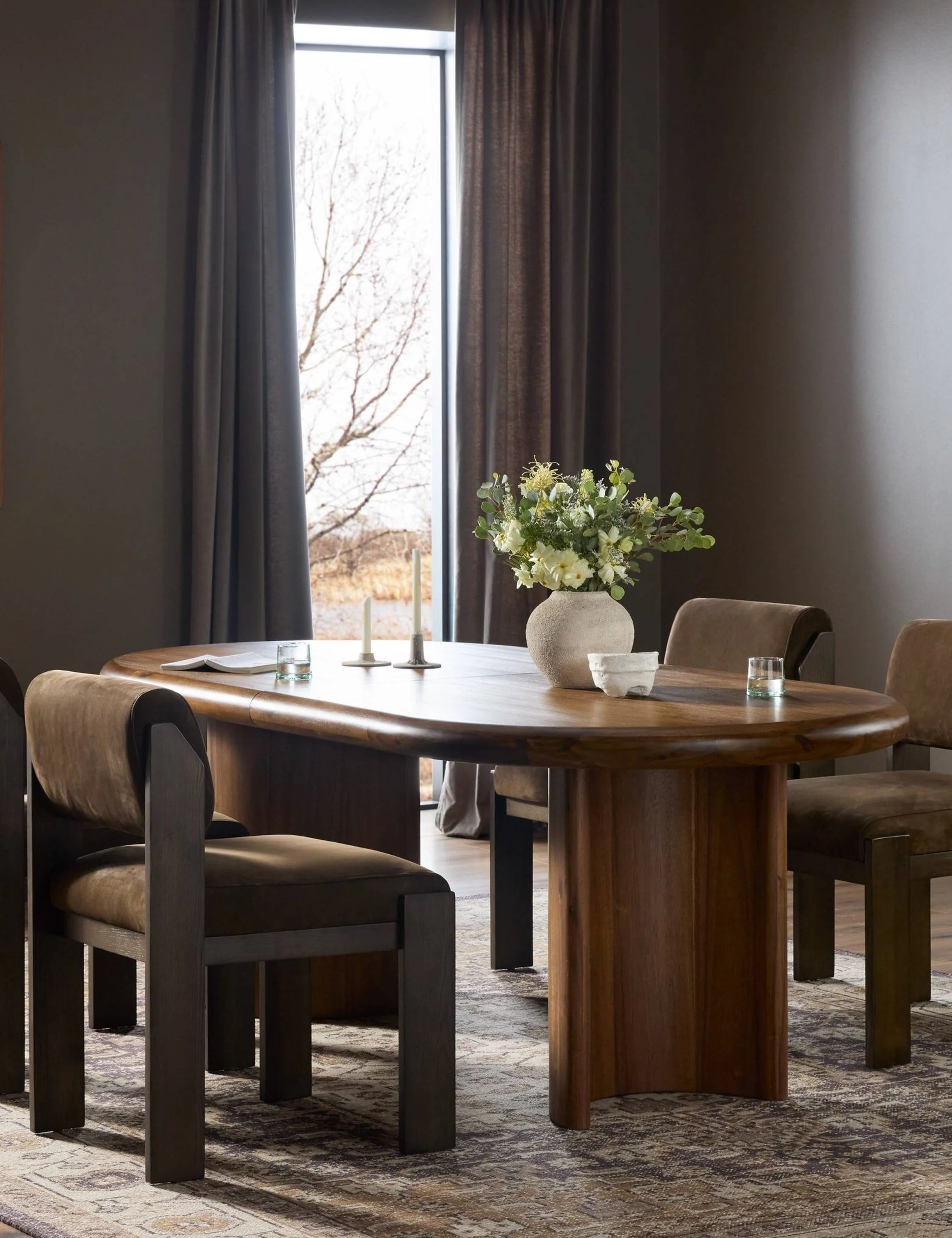 Gilda Extendable Oval Dining Table - AYG Home Service