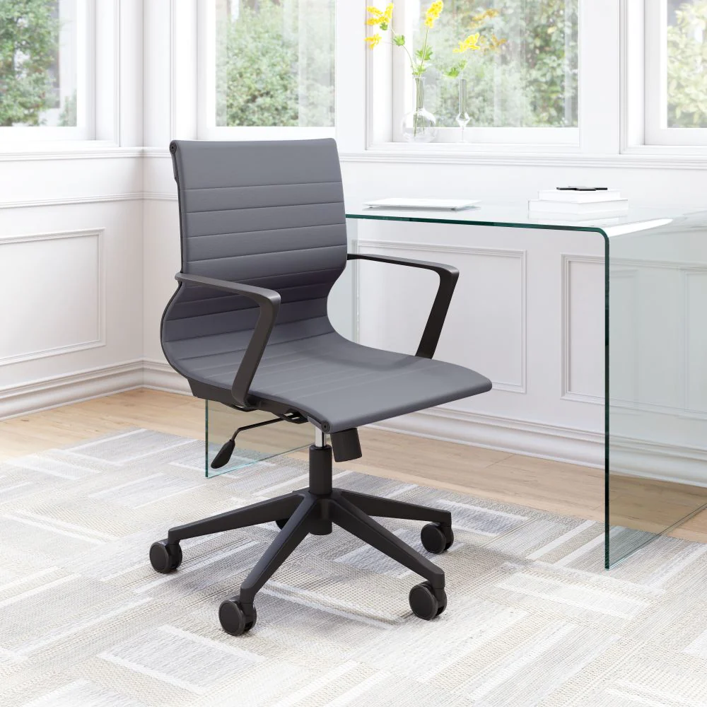 Stacy Faux Leather Office Chair - AYG Home Service