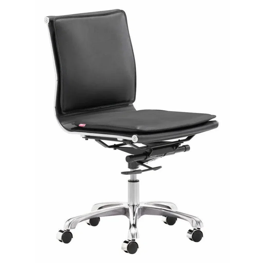 Lider Plus Armless Office Chair Black - AYG Home Service