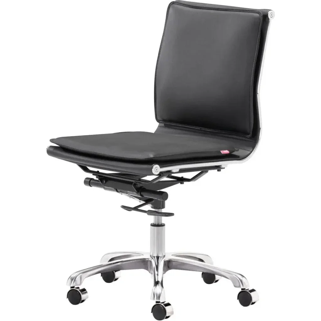 Lider Plus Armless Office Chair Black - AYG Home Service