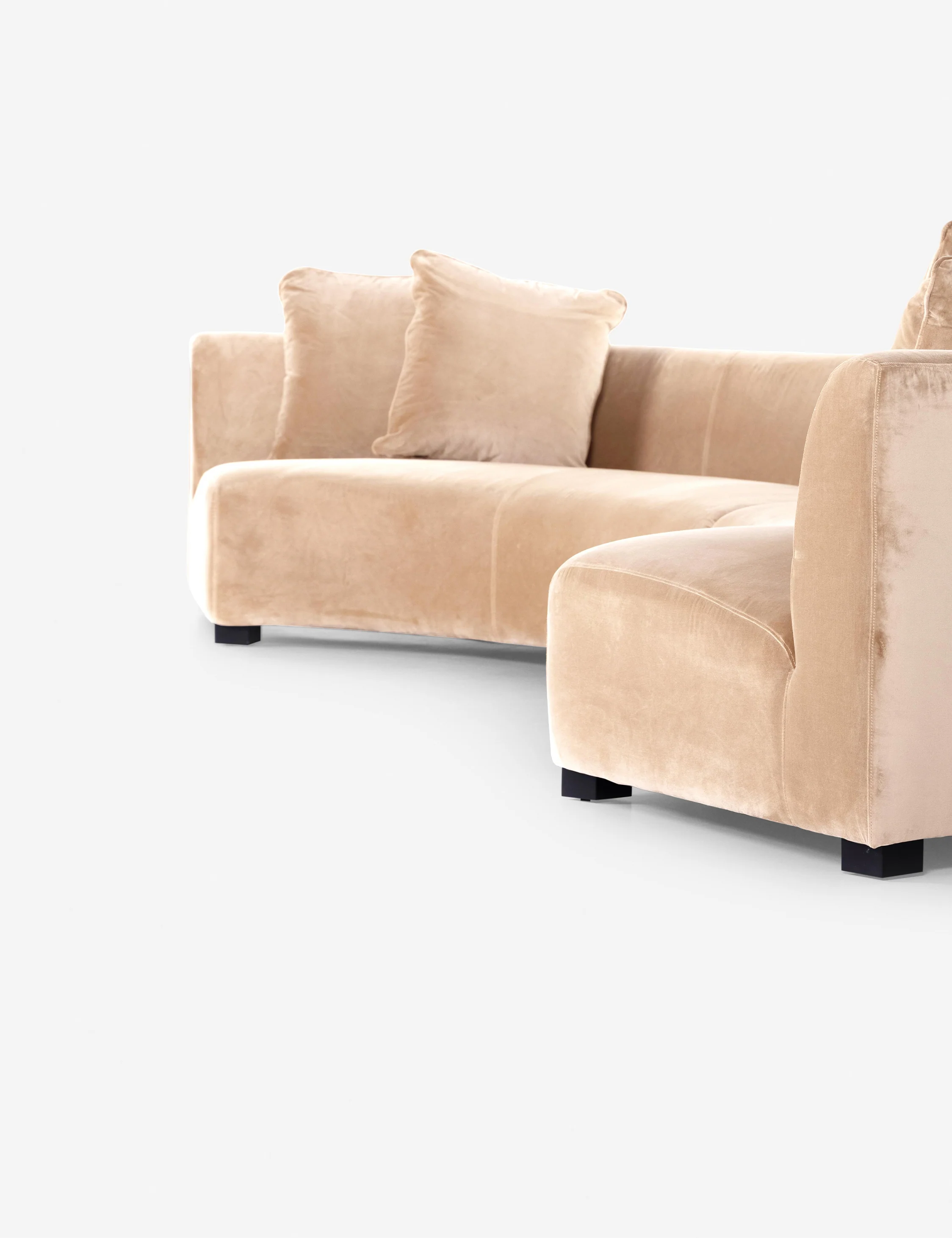 Saban 2-Piece Curved Sectional Sofa - AYG Home Service