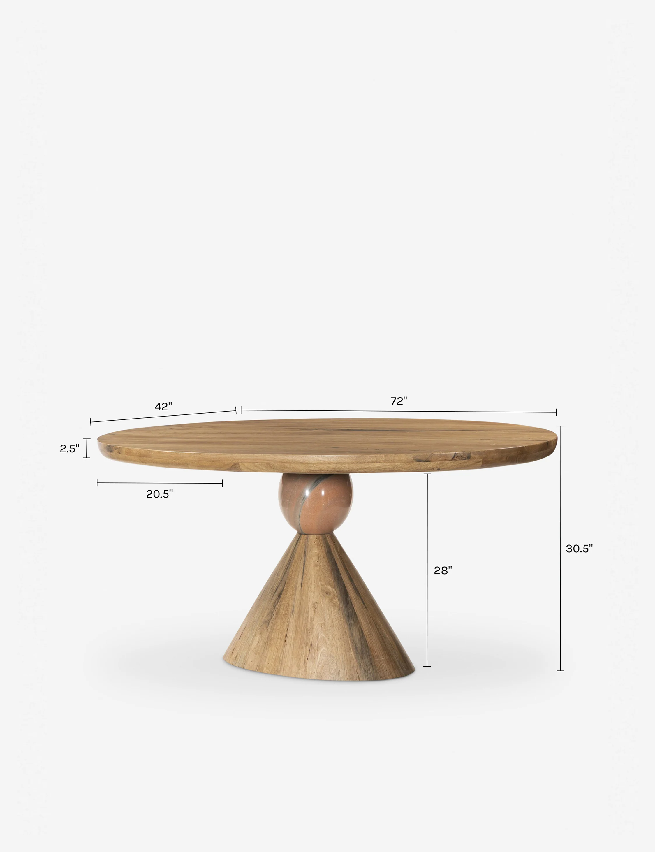 Jasmine Oval Dining Table - AYG Home Service