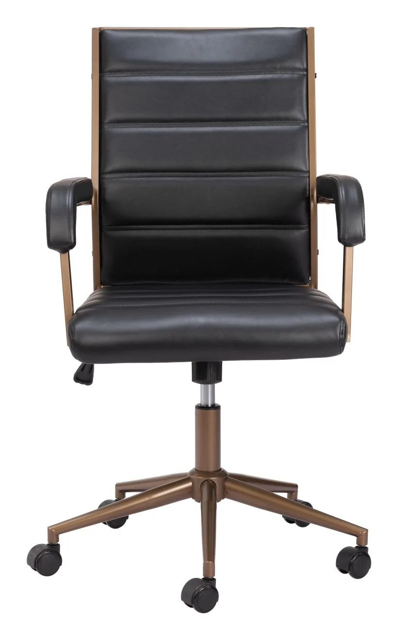 Auction Faux Leather Office Chair - AYG Home Service