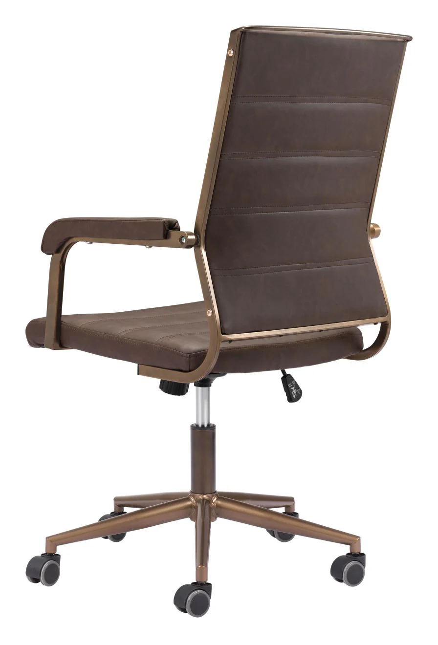 Auction Faux Leather Office Chair - AYG Home Service